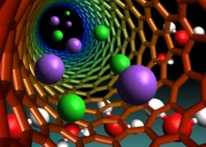 Pushing Ions Through Carbon Nanotubes