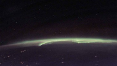 Aurora Borealis from Space