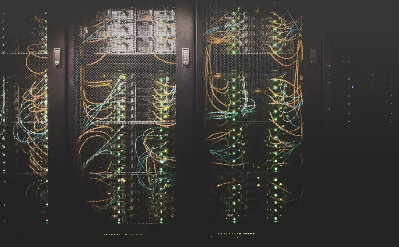 server-rack-and-servers