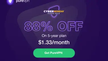 Enjoy Cyber Monday to its fullest with PureVPN’s 88% off