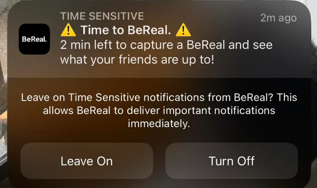 BeReal Notifications