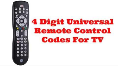 4 Digit GE Universal Remote Codes