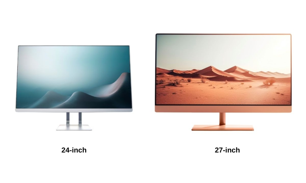 24-inch and a 27-inch