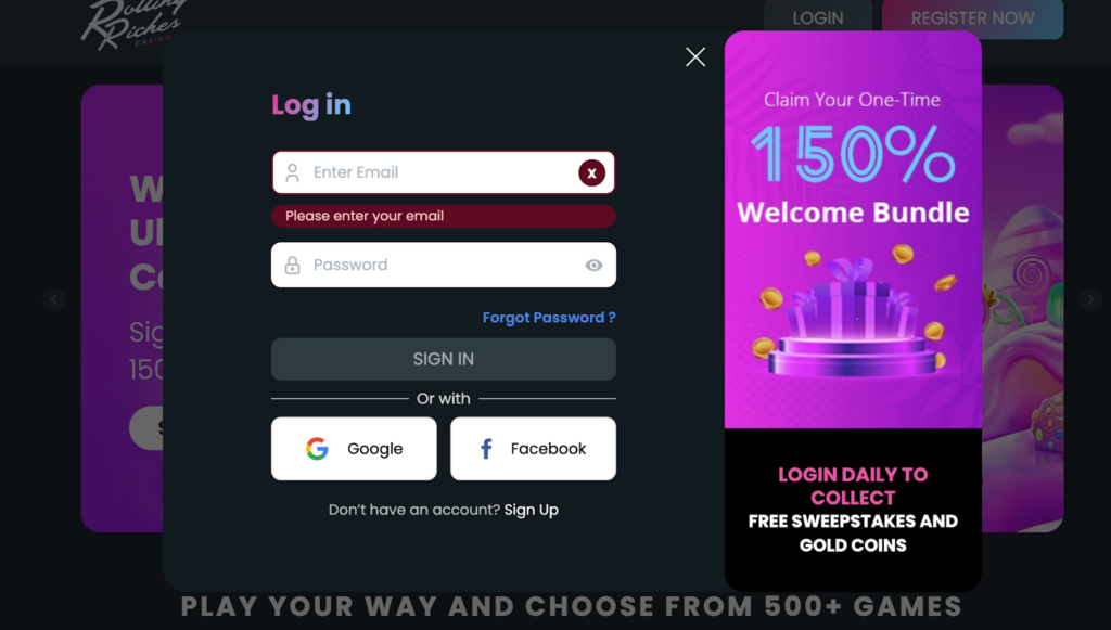 Locating the Login Button