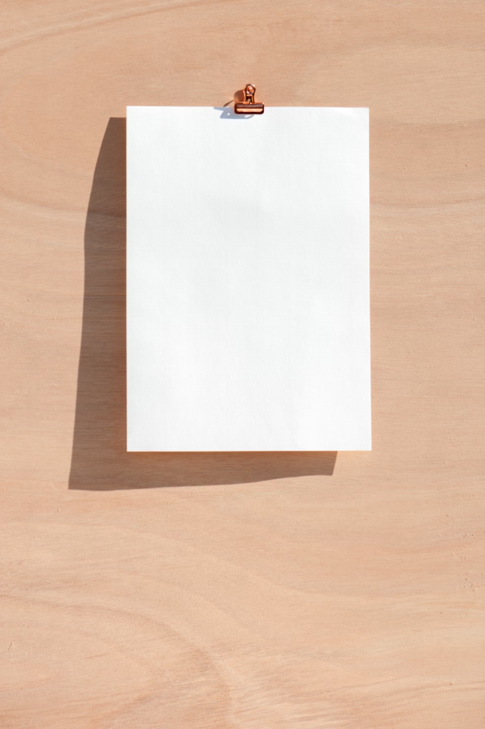 A Standard Letter-Size Paper