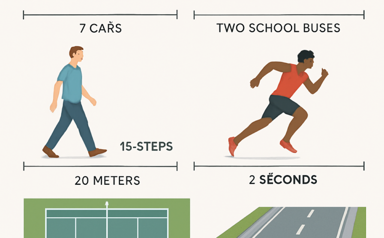 How LongBigFar is 20 Meters