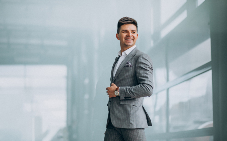 confident man