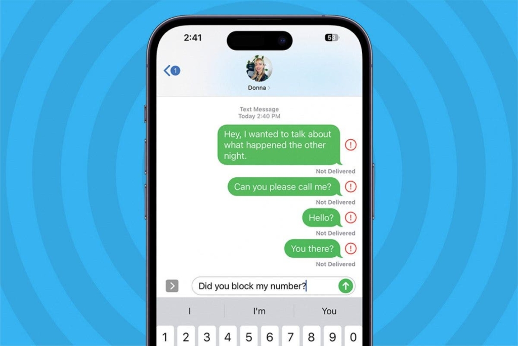 Blocked You on iMessage