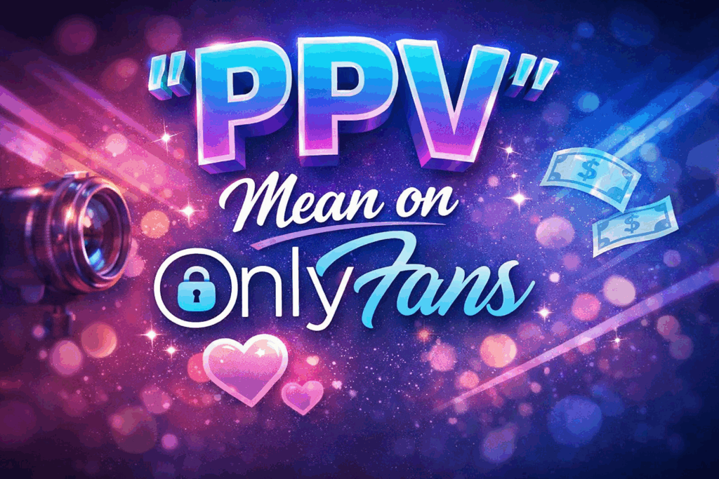“PPV” Mean on OnlyFans