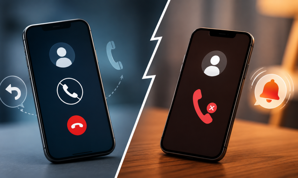 Cancelled Call versus Missed Call