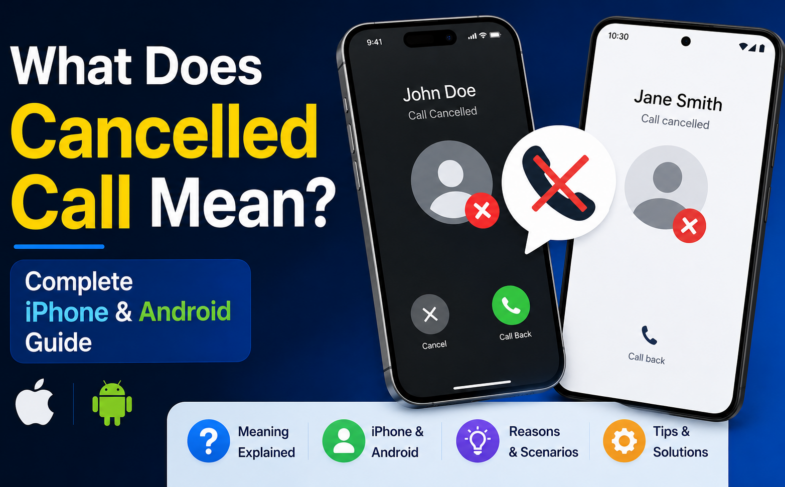 What Does Cancelled Call Mean Complete iPhone & Android Guide